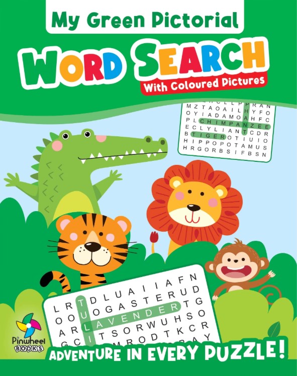 MY GREEN PICTORIAL WORD SEARCH (With Coloured Pictures)